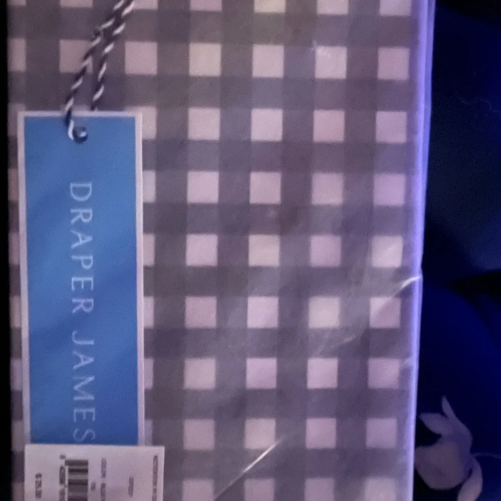 🆕 Draper James Gingham Notebook Journal Nassau Navy✨NWT✨Vacation Journal